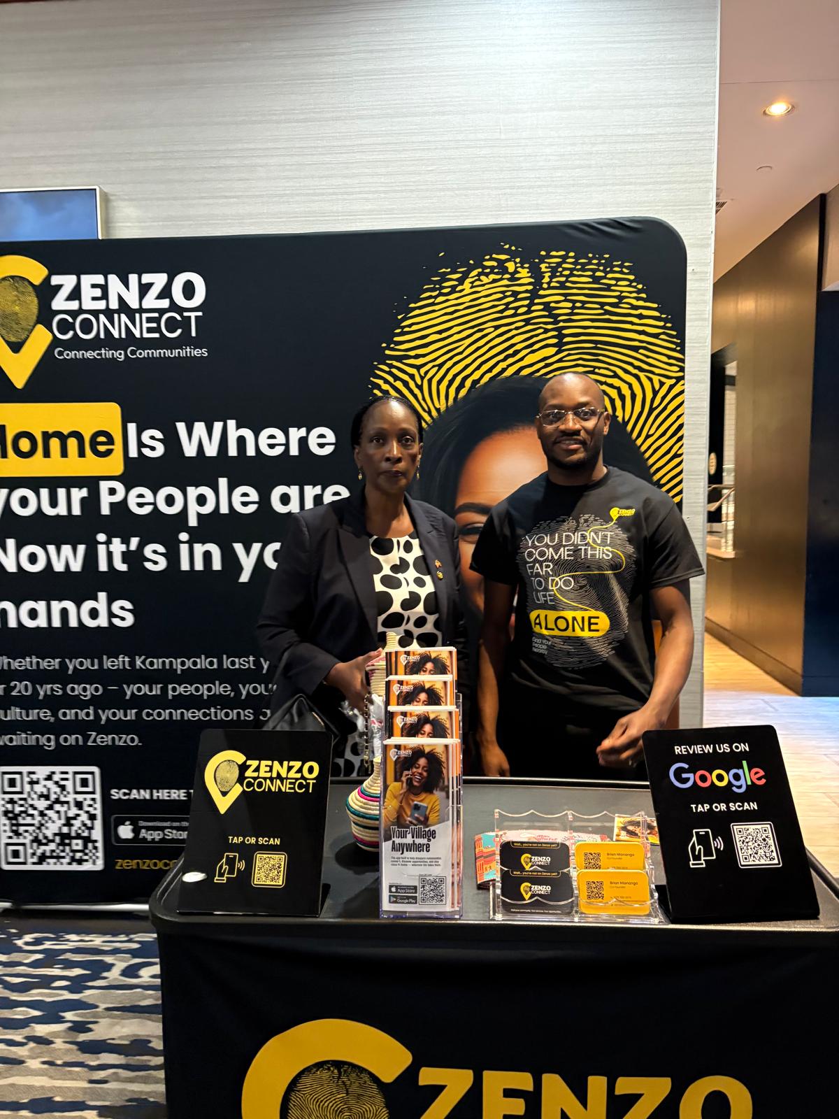 Zenzo Connect team at the Tooro America Convention booth